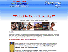 Tablet Screenshot of global.alphalipid.net